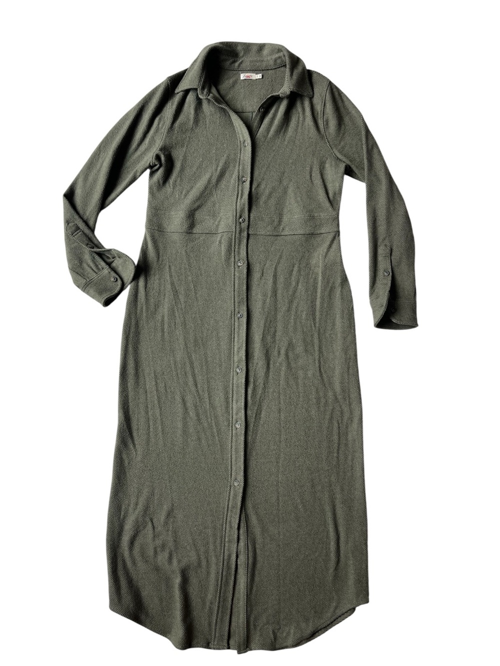 FAHERTY LEGEND SWEATER MAXI DRESS GREEN WOMENS MEDIUM